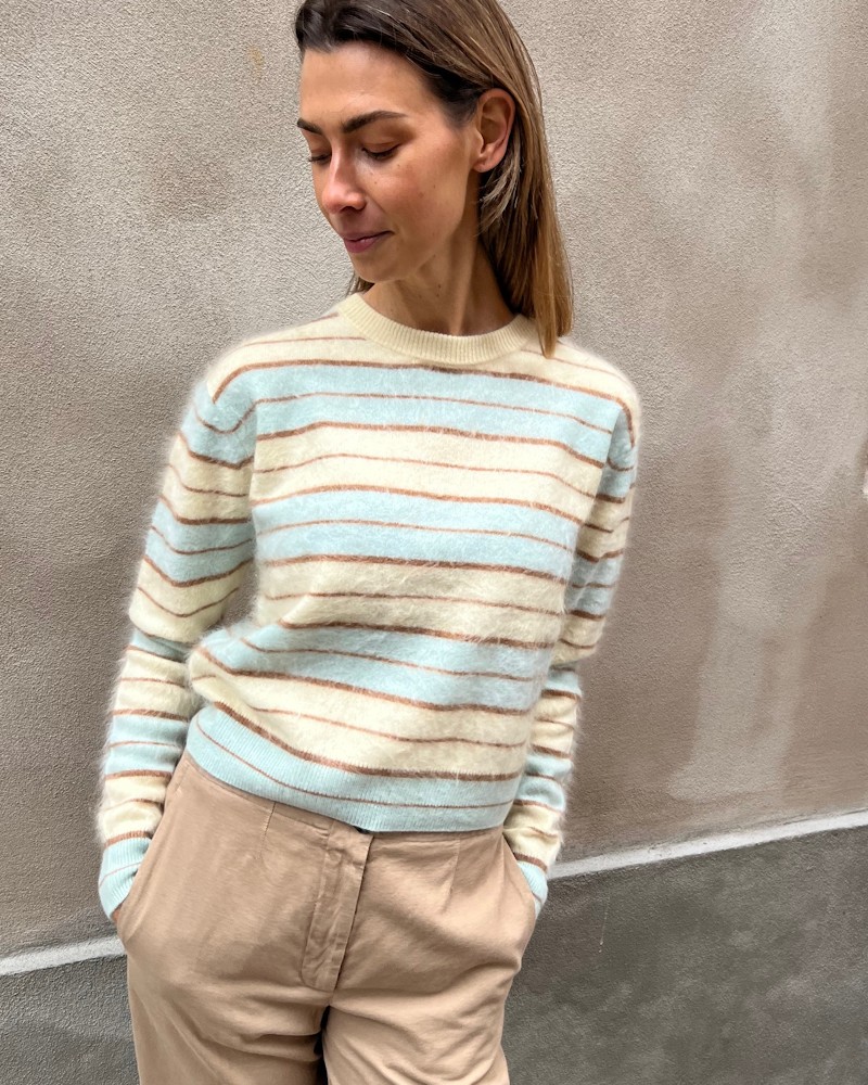 Model billede af Guest In Residence Grizzly Stripe Seaglass Combo