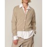 Model billede af Herskind Bianca Knit Cardigan Croissant Beige Melange