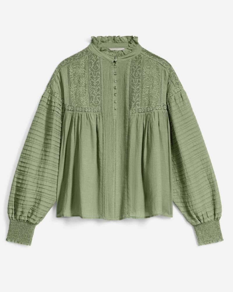 Pack shot af Vanessa Bruno Dahlia Tunic Amande på neutral baggrund