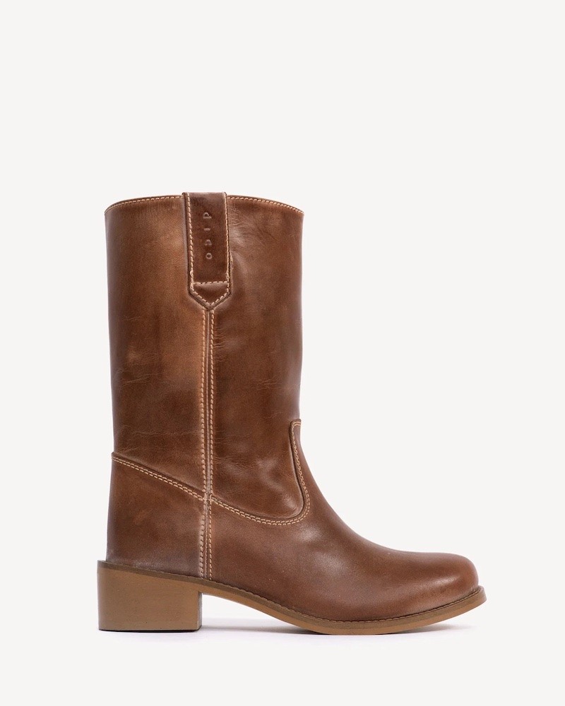Dico Copenhagen Julia Escovado Boots Cognac