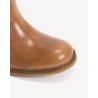 Close up af Dico Copenhagen Julia Boots Escovado Dark Tan