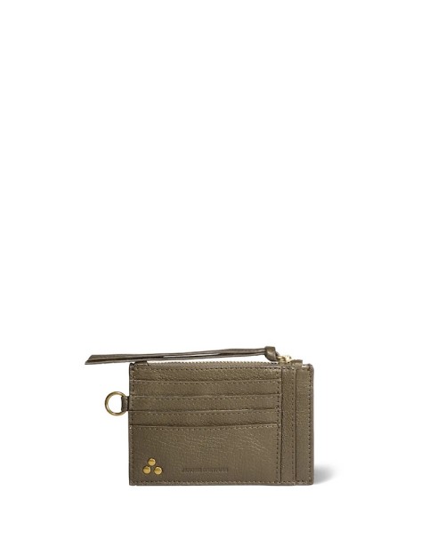 Pack shot af Jerome Dreyfuss Lucky Porte Cartholder Khaki på hvid baggrund