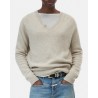Model billede af Closed Cashmere V-Neck Clay Beige
