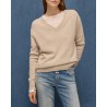 Lookbook image billede af Closed Cashmere V-Neck Clay Beige