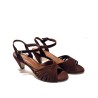Pack shot af Anonymous Copenhagen Hermine Sandal Calf Suede Chocolate