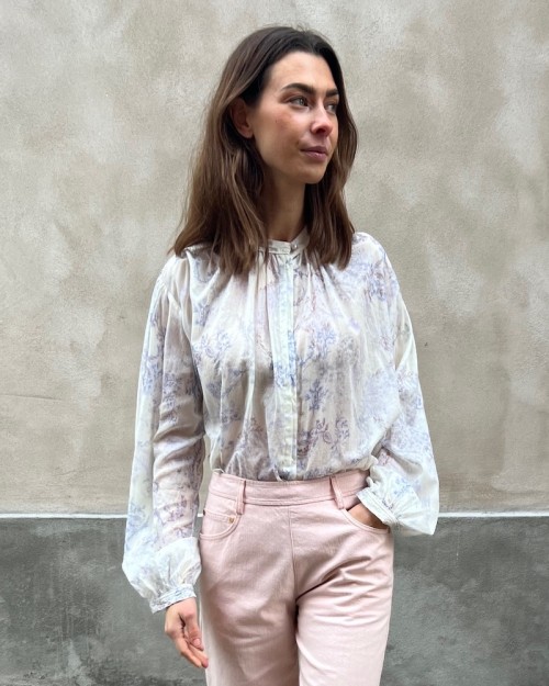 Forte Forte Shirt Cotton Voile Bohemian Glicine