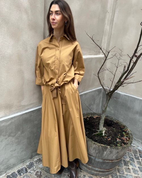 Forte Forte Skirt Poplin Ambra