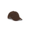 Pack shot af Aiayu Cap Brown Brun Baseball kasket med broderet logo