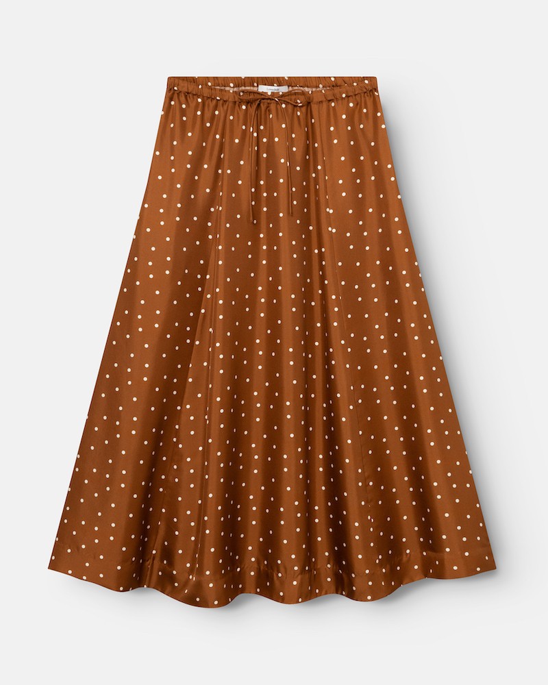 Pack shot af Lovechild 1979 Sallie Skirt Caramel Dot Print