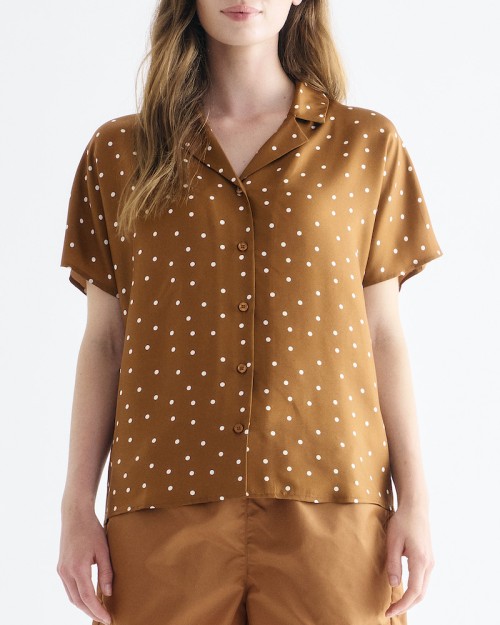 Model billede af Lovechild 1979 Birna Blouse Caramel Dot Print