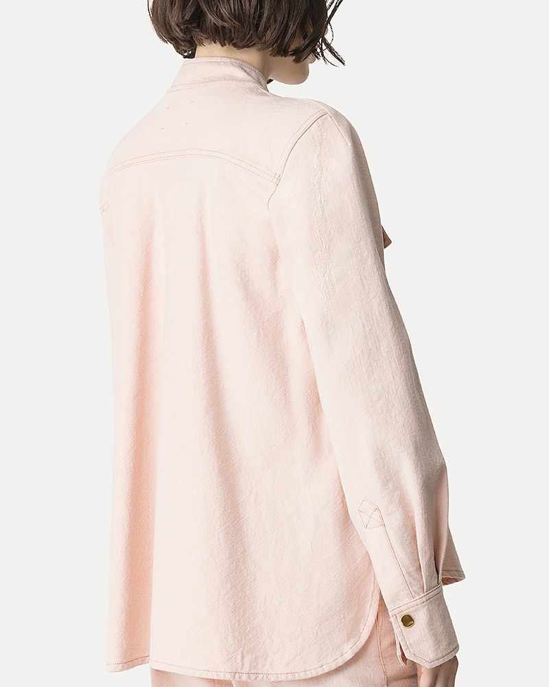 Model billede af Forte Forte Cavalry Denim Shirt Peonia