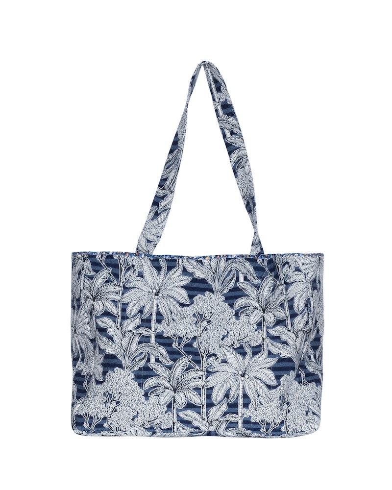 Pack shot af Apof Pam Shopper Blue Palm Escape