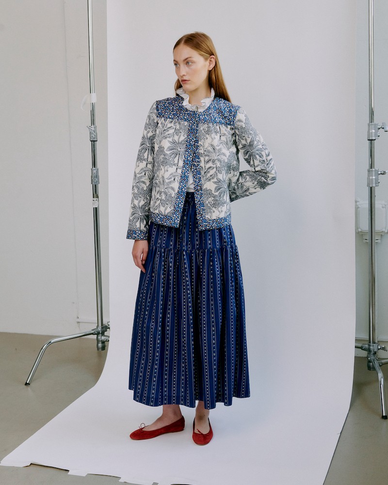 Model billede af Apof Bibbi Skirt Belle Blue