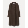 Pack shot af Pomandére Coat Cocoa Mørkebrun på neutral baggrund