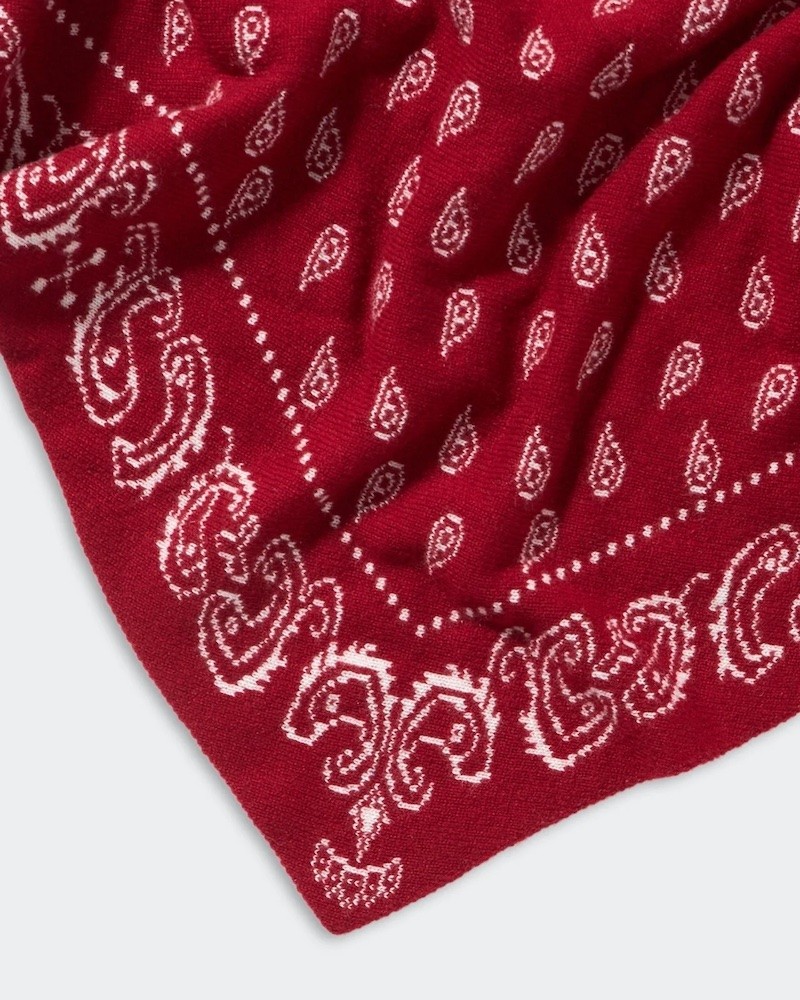 Detalje billede af Guest In Residence The Wild Rag Scarf Ruby/Cream