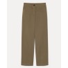 Pack shot af Pomandére Pants Dove Gray Khaki på neutral baggrund