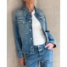Model billede af Closed Utility Denim Jacket Mid Blue