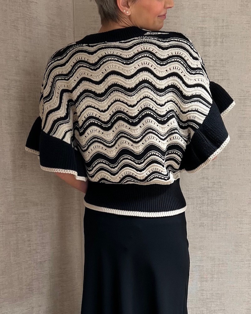 Model billede af Scarlett Poppies Ullen Top Vanilla/Black