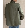 Model billede af Forte Forte Peacoat Khaki bagfra