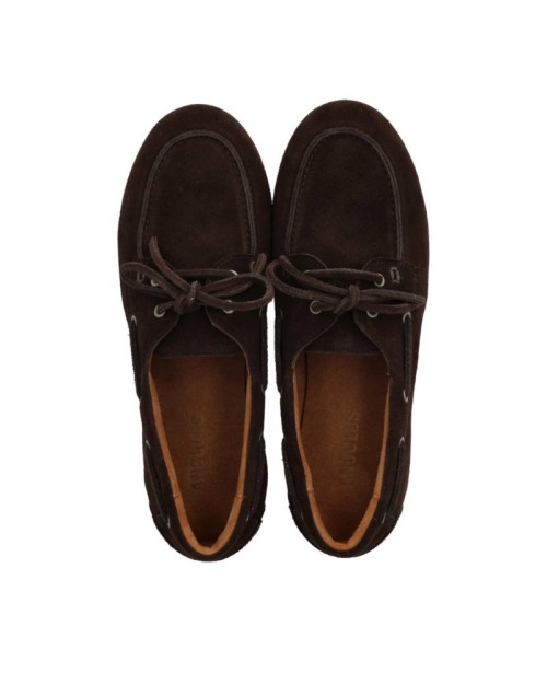 Pack shot af Angulus 1738 Sejlersko Suede Dark Brown