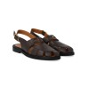 Pack shot af Angulus 1688 Slingback Loafer Dark Brown på neutral baggrund