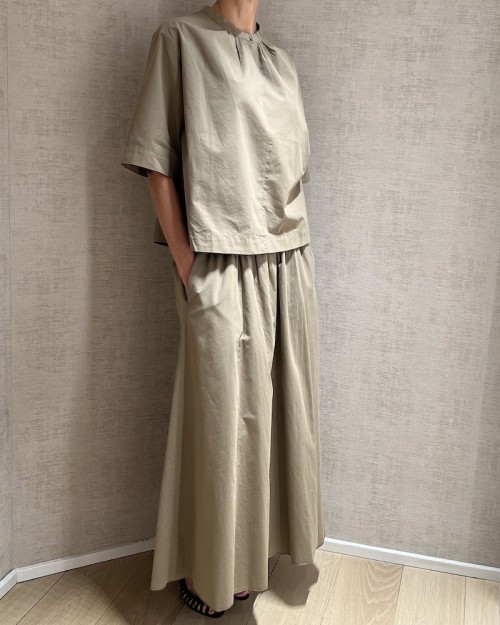 Pomandére Shirt Dove Gray Khaki