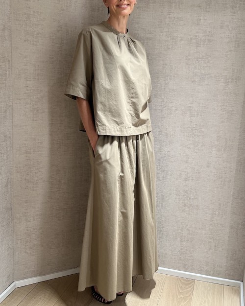 Pomandére Skirt Dove Gray Khaki