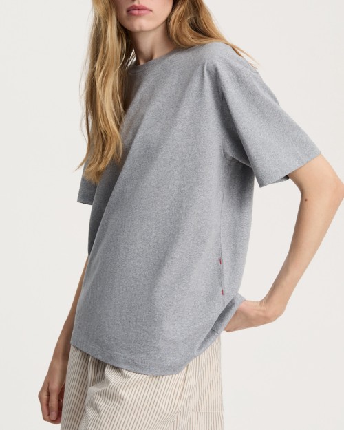 Aiayu Classic Circular Tee Grey Melange