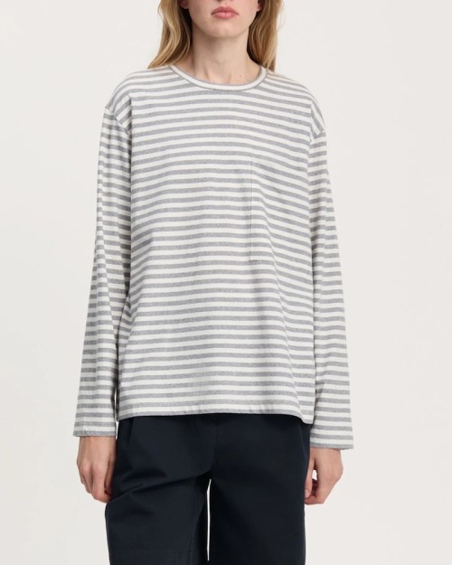 Aiayu Circular Tee LS Mix Grey Melange