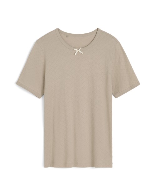 Pack shot af Aiayu Meeshu Kortærmet Tee Dried Herb