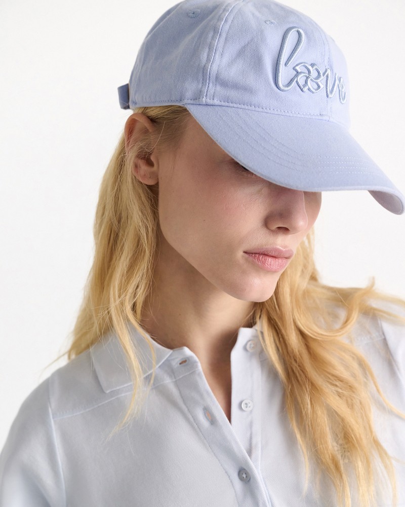 Model billede af Dorothee Schumacher Baseball Cap Rose Love Baby Blue