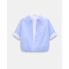 Pack shot af Dorothee Schumacher Powerful Ease Shirt Oxford Blue White