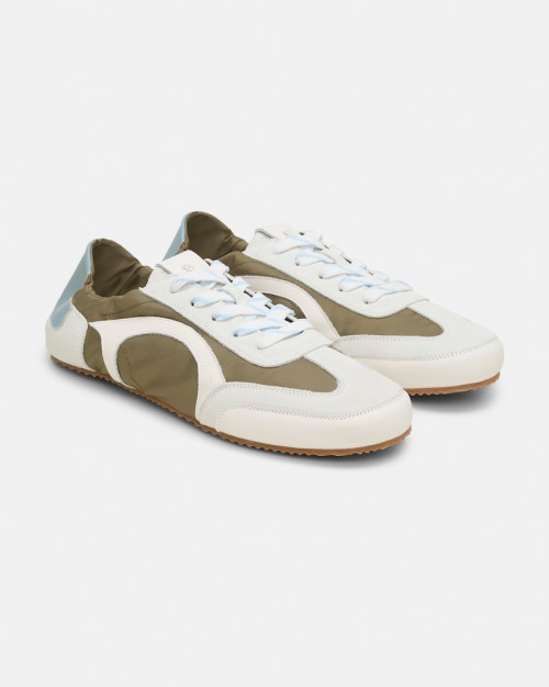 Pack shot af Dorothee Schumacher Sporty Softness Sneaker Khaki Combo