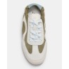 Close up af Dorothee Schumacher Sporty Softness Sneaker Khaki Combo
