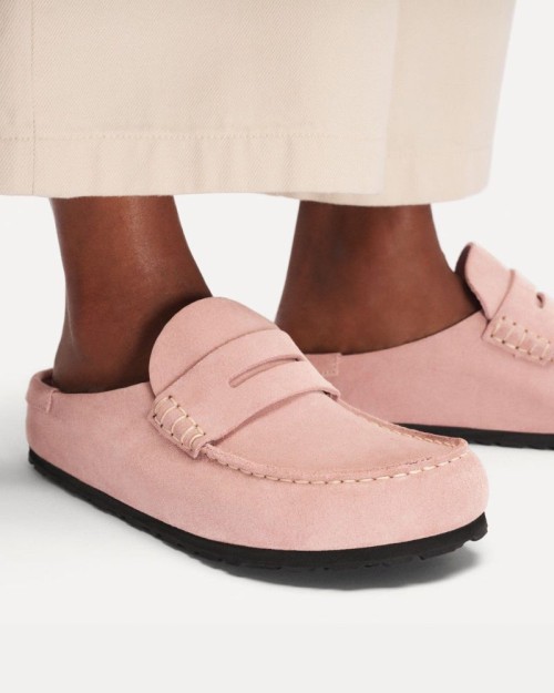 Birkenstock Naples Suede Pink Clay