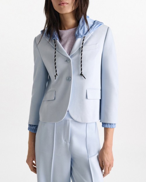 Model billede af Dorothee Schumacher Jacket Emotional Essence Ice Sky