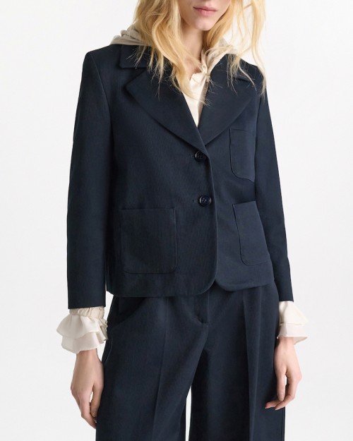 Model billede af Dorothee Schumacher Modern Structure Jacket Dark Navy