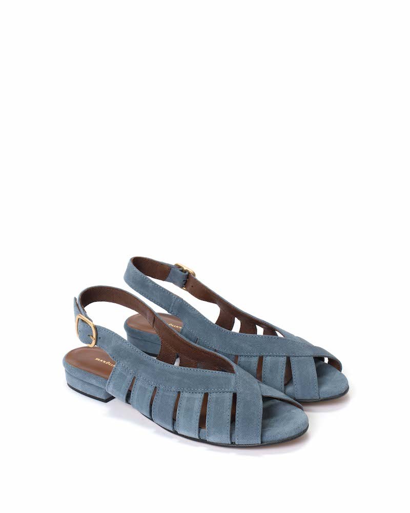 Pack shot af Anonymous Copenhagen Sophie 20 sandal denim blå ruskind