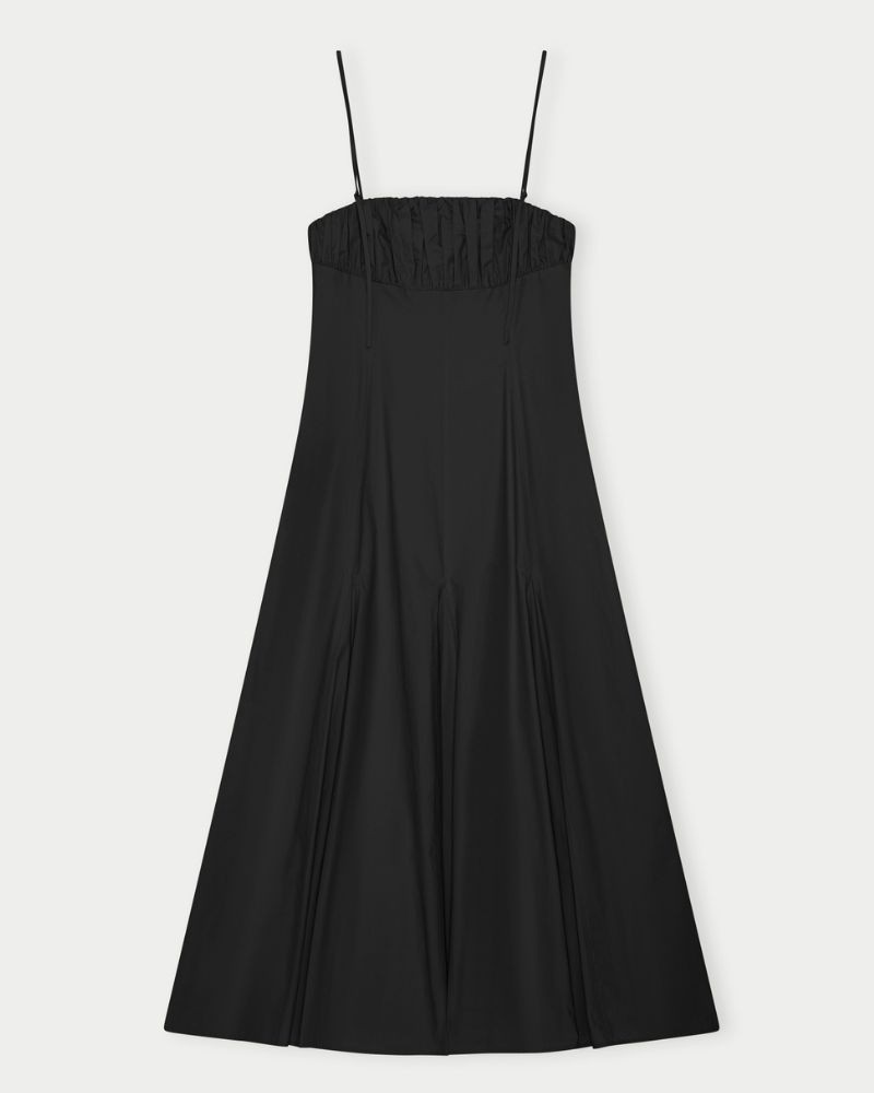 Pack shot af Herskind Marco Dress Black på neutral baggrund