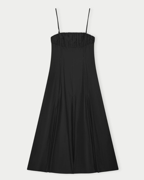 Pack shot af Herskind Marco Dress Black på neutral baggrund