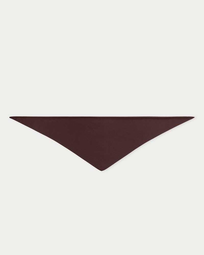 Pack shot af Herskind Beau Knit Scarf Java Brown på neutral baggrund