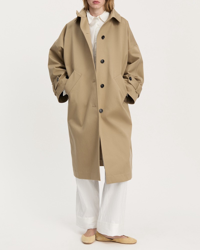 Model billede af Aiayu Jo Coat Twill Classic Khaki