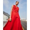 Image billede af Farm Rio Sleeveless Midi Dress Red