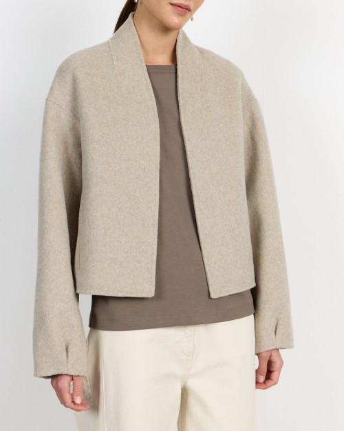 Leveté Room Owa 39 Jacket Beige Melange