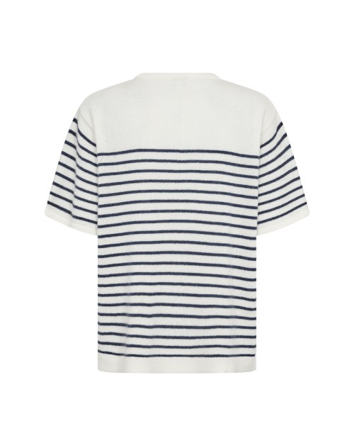 Leveté Room Eloise 14 Pullover White/Navy