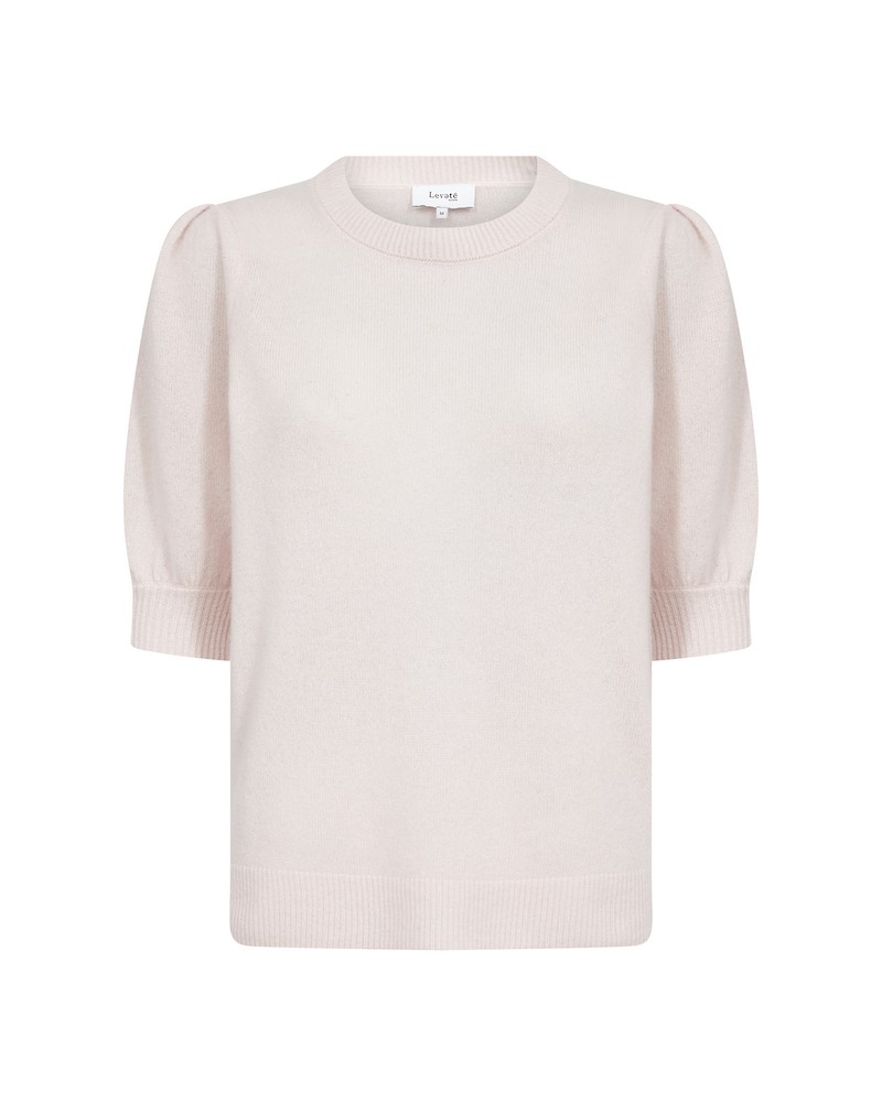 Pack shot af Leveté Room Eloise 16 Pullover Rosa på neutral baggrund