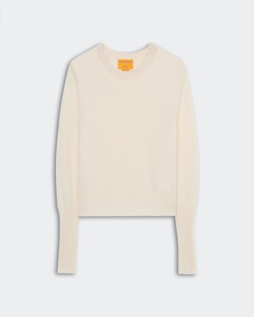 Pack shot af Guest In Residence Shrunken Crew Cashmere Cream