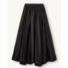 Pack shot af The Garment Gilian Volume Skirt Black på neutral baggrund