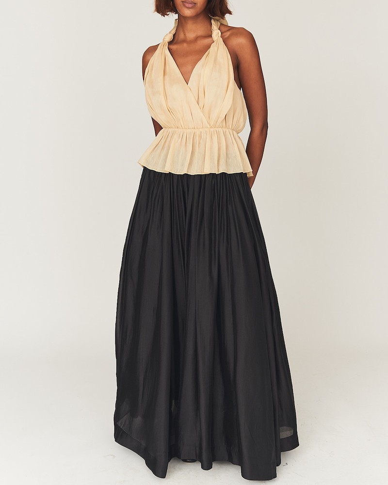 Model billede af The Garment Gilian Volume Skirt Black