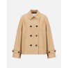 Pack shot af AG2486MLX Harris Wharf London Short Trench Pressed Wool Beige